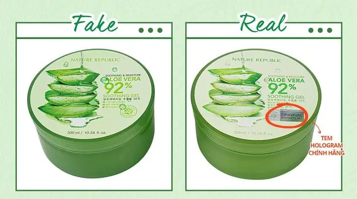 Gel Nha Đam Nature Republic Fake