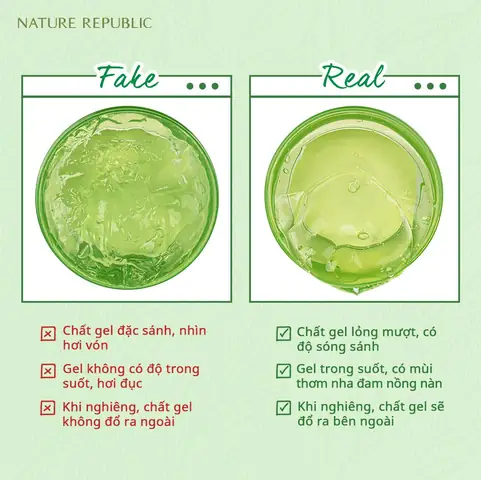 Gel Nha Đam Nature Republic Fake
