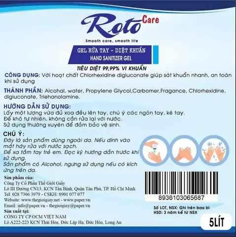 Gel Rửa Tay Khô Diệt Khuẩn