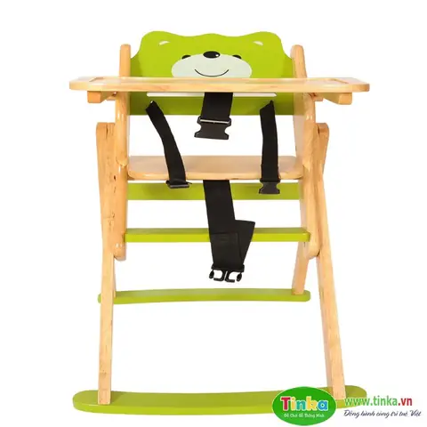 Ghế Ăn Dặm Bằng Gỗ Cho Bé