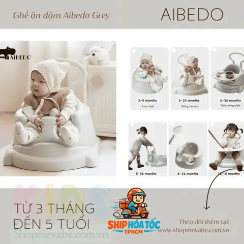 Ghế Ăn Dặm Nhựa Chợ Lớn
