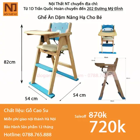 Ghế Ăn Trẻ Em Bằng Gỗ Ghế Ăn Trẻ Em Bằng Gỗ