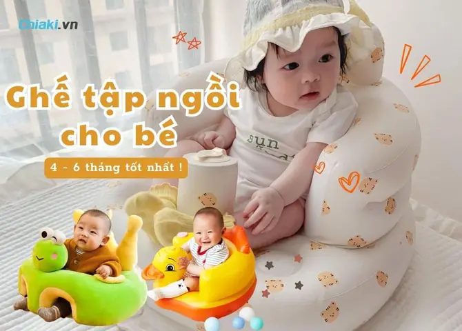 Ghế Tập Ngồi Cho Bé 6 Tháng