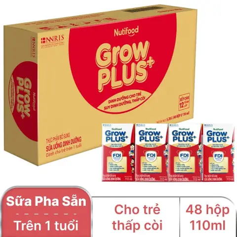 Giá 1 Thùng Sữa Grow Plus 110ml