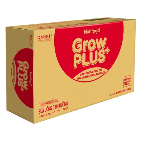 Giá 1 Thùng Sữa Grow Plus Đỏ 180ml