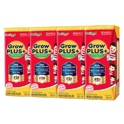 Giá 1 Thùng Sữa Grow Plus Đỏ 180ml