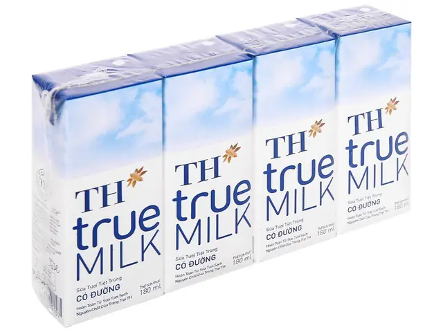 Giá 1 Thùng Sữa Th True Milk 180ml