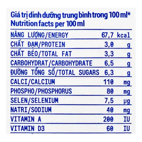 Giá 1 Thùng Sữa Vinamilk Ít Đường