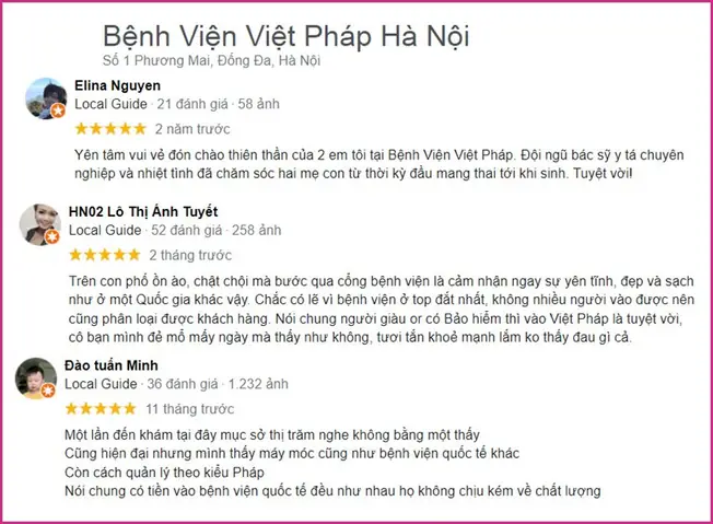 Giá Khám Bệnh Viện Việt Pháp
