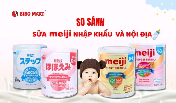 Giá Sữa Meiji Nội Địa Và Nhập Khẩu