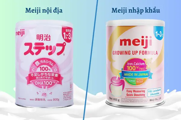 Giá Sữa Meiji Nội Địa Và Nhập Khẩu