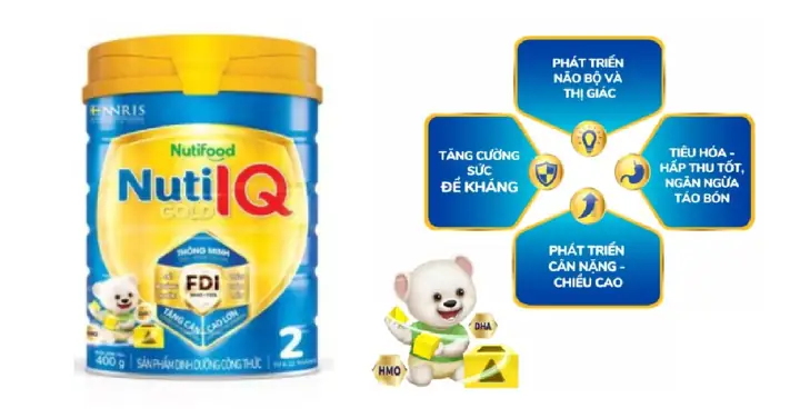 Giá Sữa Nuti Iq Gold Step 2
