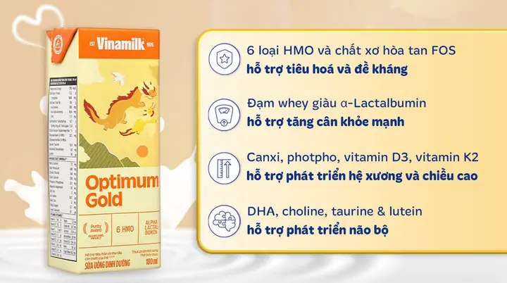 Giá Sữa Optimum Gold 4 Hộp Pha Sẵn