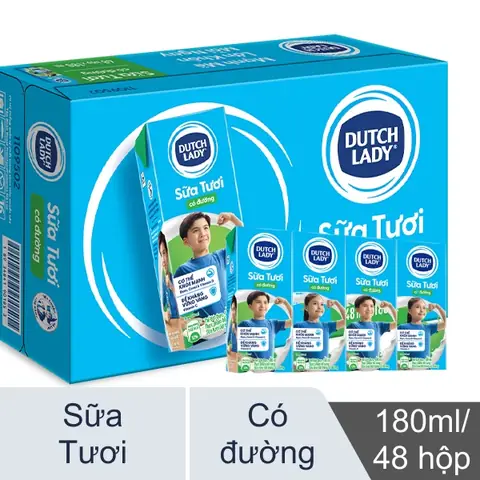 Giá Sữa Tươi Dutch Lady 180ml