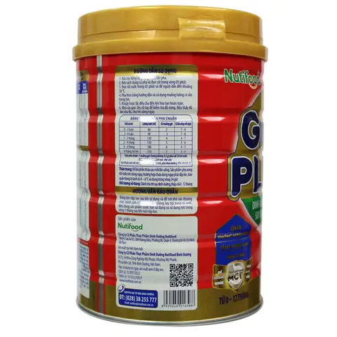 Gia Sua Tuoi Nutifood Grow Plus