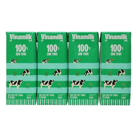 Giá Thùng Sữa Hộp Vinamilk 180ml