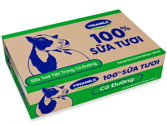 Giá Thùng Sữa Hộp Vinamilk 180ml
