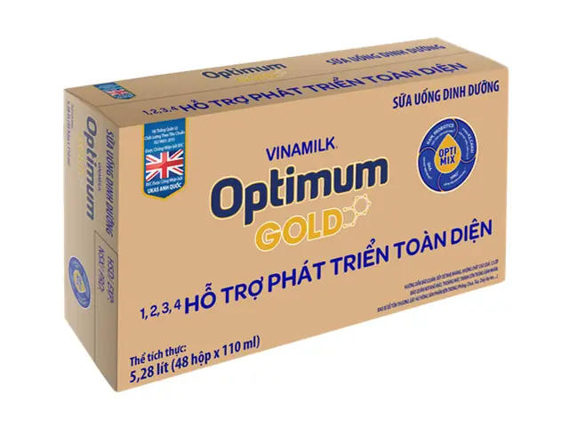 Giá Thùng Sữa Optimum Gold 110ml