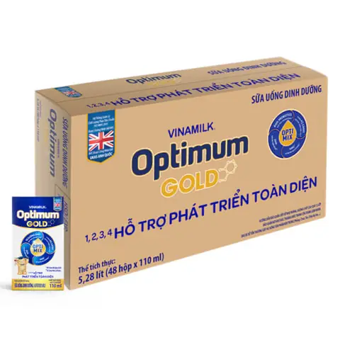 Giá Thùng Sữa Optimum Gold 110ml