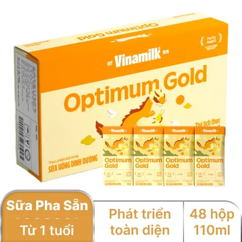 Giá Thùng Sữa Optimum Gold 110ml