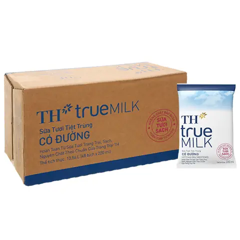 Giá Thùng Sữa Th True Milk Có Đường