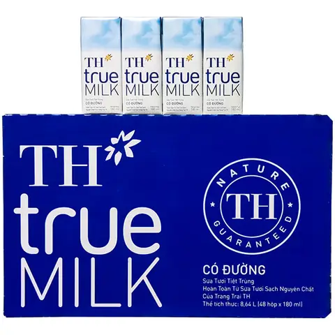 Giá Thùng Sữa Th True Milk Có Đường