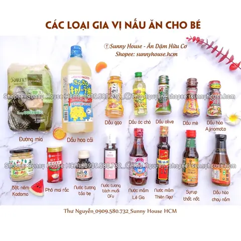 Gia Vị Cho Trẻ Ăn Dặm