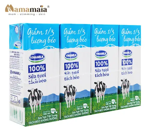 Giảm Cân Uống Sữa Không Đường