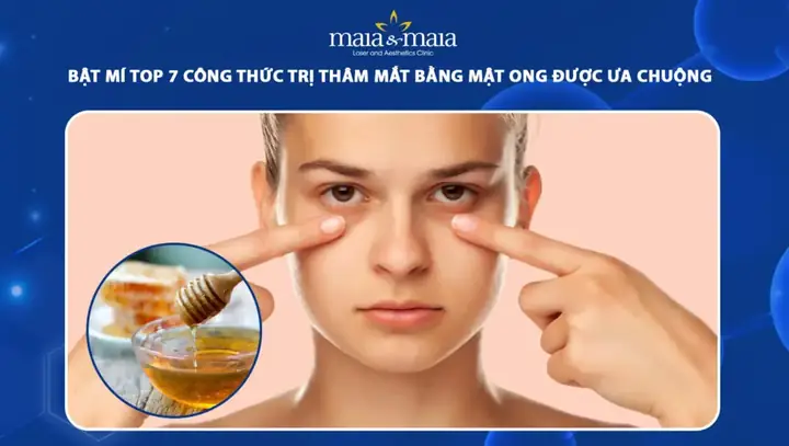 Giảm Thâm Quầng Mắt Bằng Mật Ong
