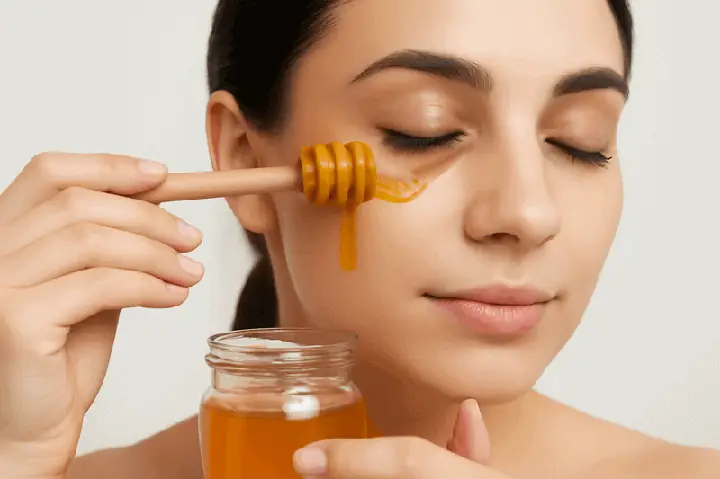 Giảm Thâm Quầng Mắt Bằng Mật Ong
