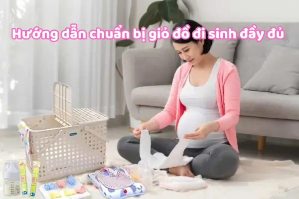 Giỏ Đồ Sơ Sinh Cho Bé