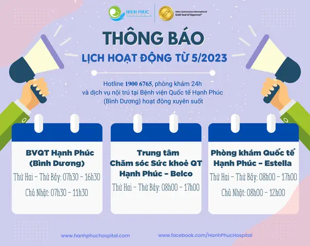 Giờ Làm Việc Bệnh Viện Hạnh Phúc Bình Dương