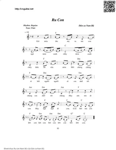 Gió Mùa Thu Mẹ Ru Con Ngủ Lyrics