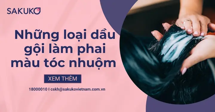Gội Đầu Gì De Tóc Lên Màu