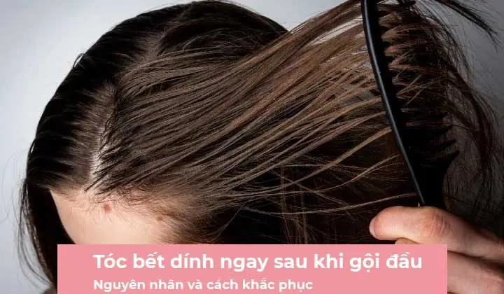 Gội Đầu Xong Tóc Vẫn Bết