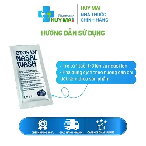 Gói Muối Rửa Mũi Cho Bé