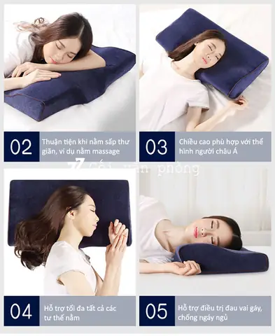 Gối Ngủ Cao Su Non Cao Cấp
