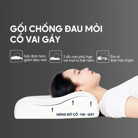 Gối Ngủ Cao Su Non Cao Cấp Gối Ngủ Cao Su Non Cao Cấp