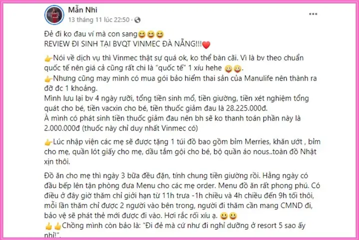 Gói Thai Sản Bệnh Viện Vinmec