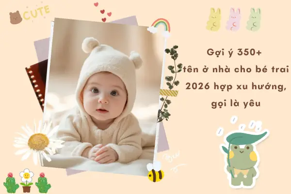 Gợi Ý Tên Ở Nhà Cho Bé Trai