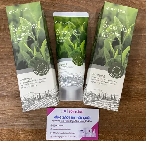 Green Tea Foam Cleansing 3w Clinic Review