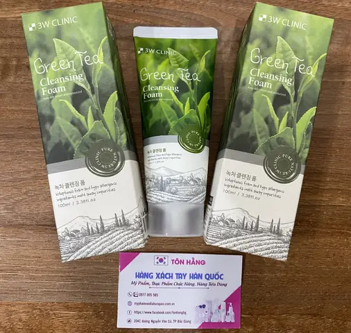 Green Tea Foam Cleansing 3w Clinic Review