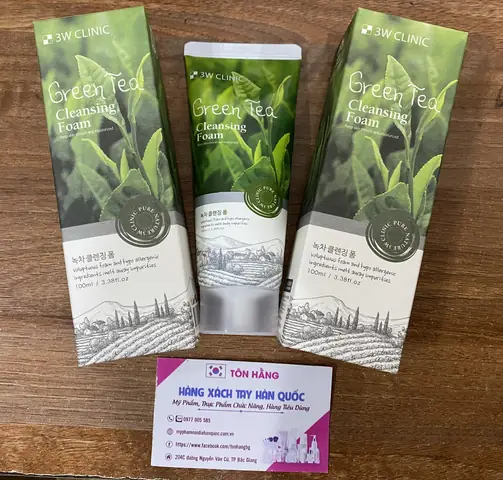 Green Tea Foam Cleansing 3w Clinic Review