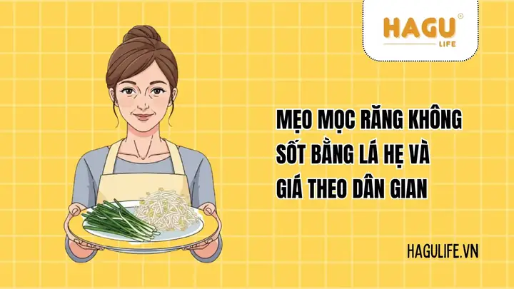 Hạ Sốt Cho Bé Bằng Lá Hẹ