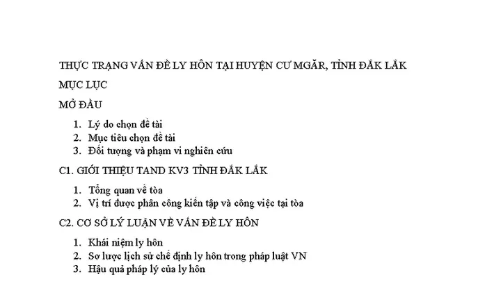 Hậu Quả Của Vấn Đề Ly Hôn