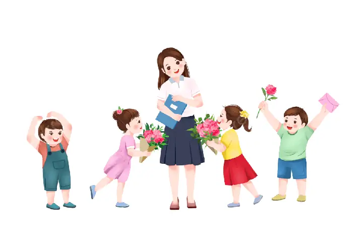 Hình Ảnh Cô Giáo Và Bé