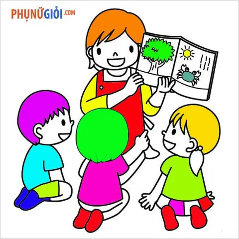 Hình Ảnh Cô Giáo Và Bé
