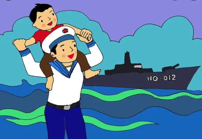Hình Ảnh Em Yêu Chú Bộ Đội