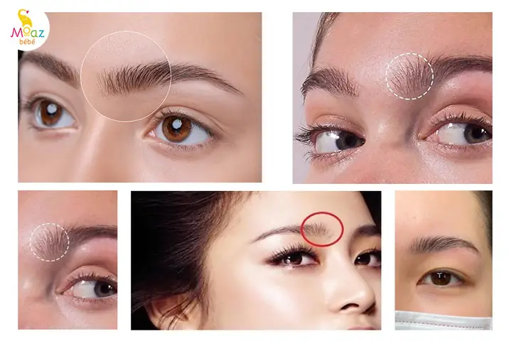 Hình Ảnh Lông Mày Dựng Ngược Khi Mang Thai