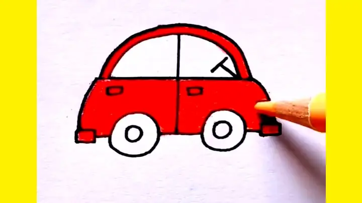 Hình Vẽ Ô Tô Đơn Giản